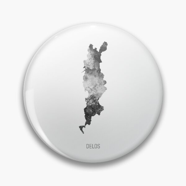 Item preview, Delos Watercolor Map designed and sold by ArtPrints.