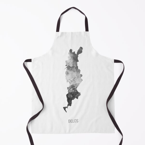 Item preview, Delos Watercolor Map designed and sold by ArtPrints.