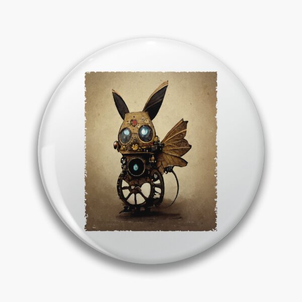 Item preview, pika steampunk pkm vintage retro cool designed and sold by YoungNowak.