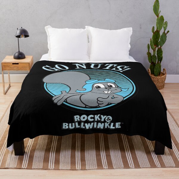 Item preview, Rocky And Bullwinkle Go Nuts Circle Poster designed and sold by delvin-ansley.