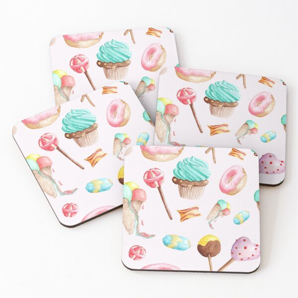 Item preview, Colorful candies in watercolor designed and sold by Marlene Wagenhofer.