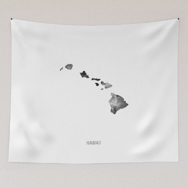 Item preview, Hawaii Watercolor Map designed and sold by ArtPrints.