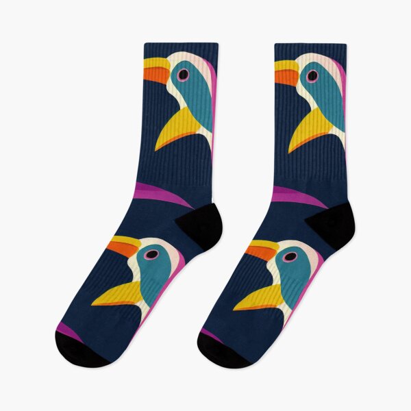 Aperçu de l'œuvre Toucan au châle de perles créée et vendue par VibrantVibeVent.