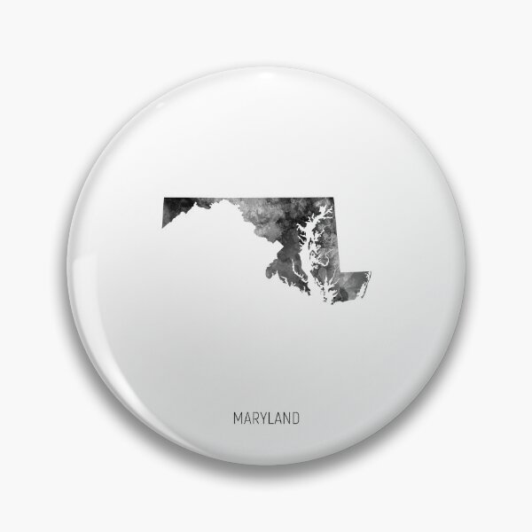 Item preview, Maryland Watercolor Map designed and sold by ArtPrints.