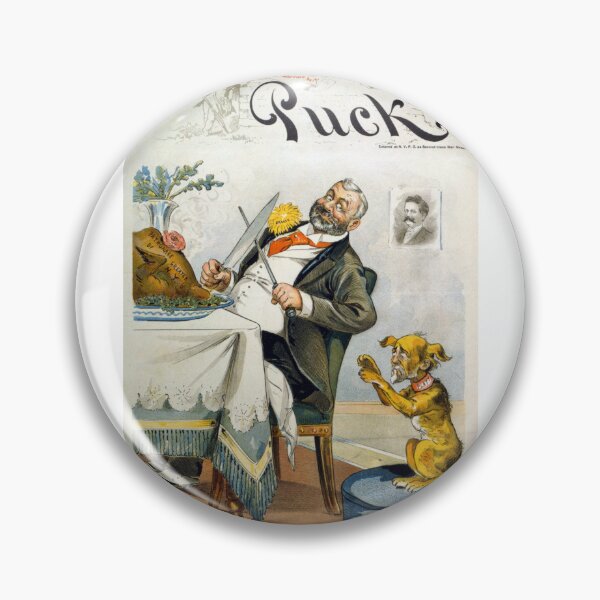 Item preview, Political cartoon puck magazin, Keppler designed and sold by Mirksaz-designs.