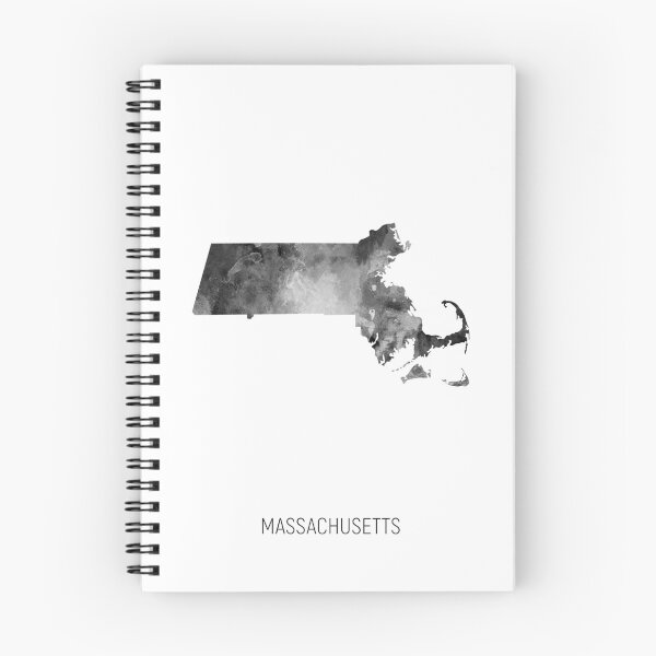 Item preview, Massachusetts Watercolor Map designed and sold by ArtPrints.