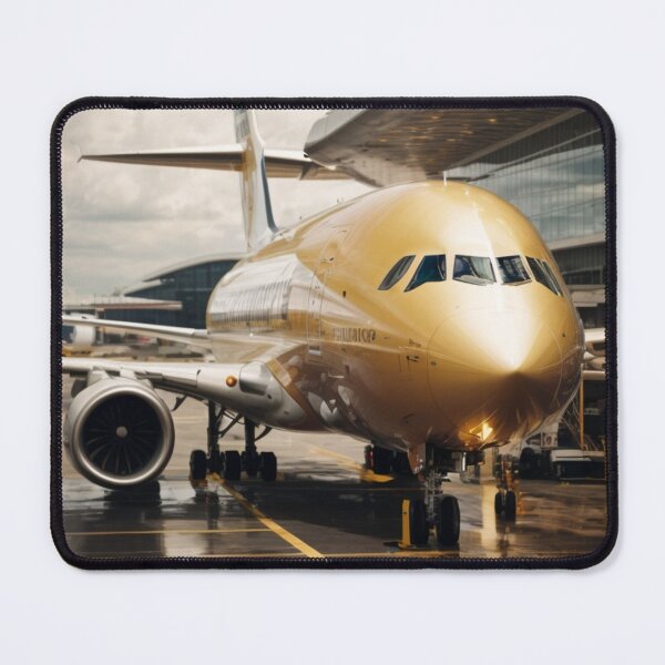 Item preview, Gold airbus a380 airplane designed and sold by mikaws.