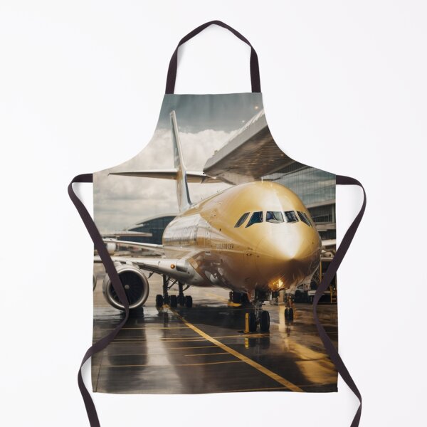Item preview, Gold airbus a380 airplane designed and sold by mikaws.