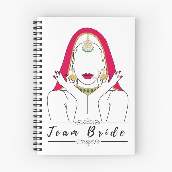 Item preview, Desi Team Bride - Line Art designed and sold by elyou-designs.