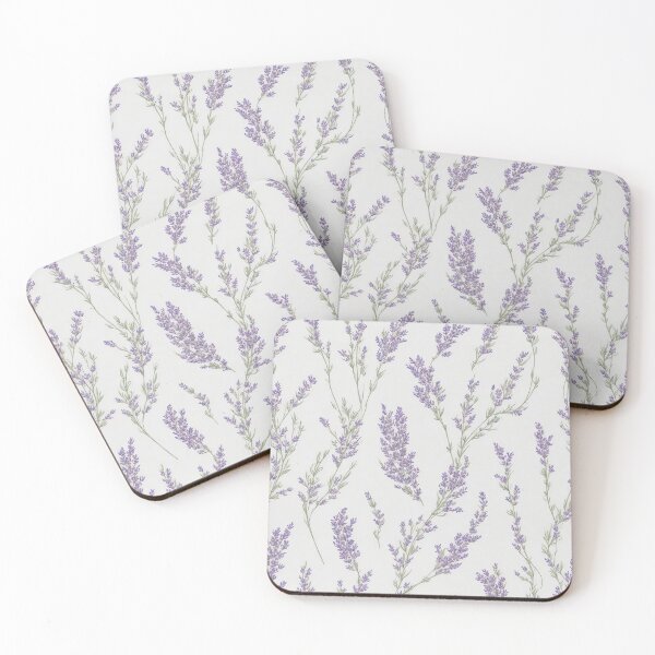 Item preview, Lavender flowers pattern designed and sold by CoolPixels.