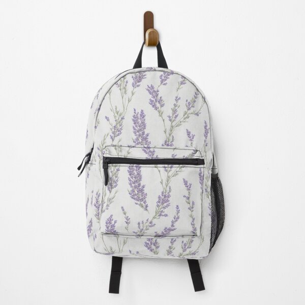 Vista previa del artículo con la obra «Patrón de flores de lavanda», diseñado y vendido por CoolPixels.