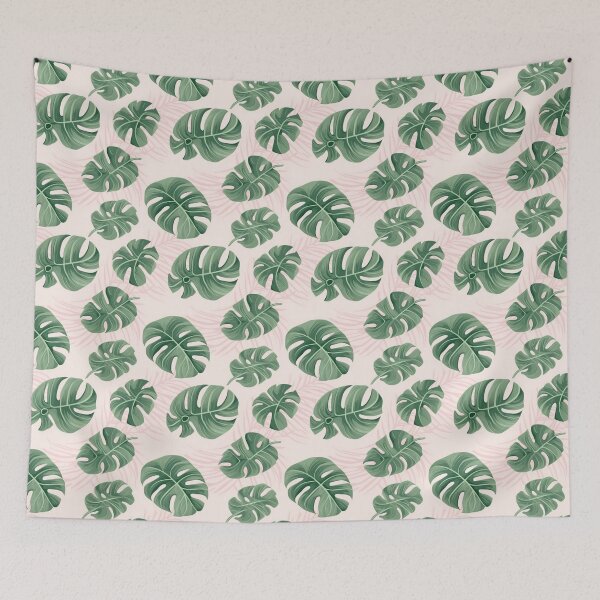Aperçu de l'œuvre Monstera en boucle créée et vendue par VibrantVibeVent.