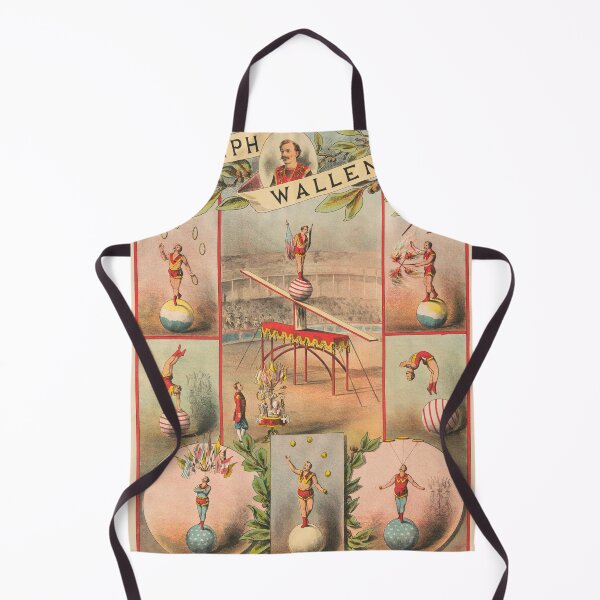 Item preview, STK501953A-Vintage circus poster showing scenes of acrobatics. designed and sold by StocktrekImages.
