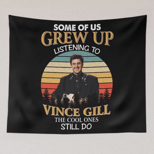 Item preview, Some Of Us Grew Up Listening To Vince Gill The Cool Ones Still Do Vintage designed and sold by ArchiePeaArt.