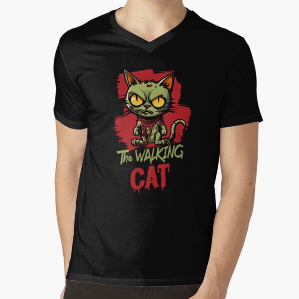 Zombie Cat Funny Halloween Humor Dead Walker Kitten Animal01 Toddler T-Shirt