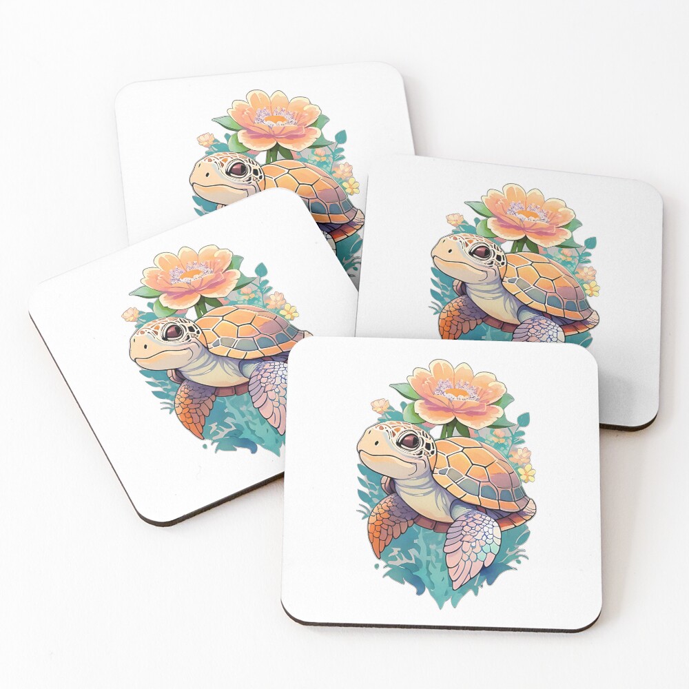 Aperçu de l'œuvre Dessous de verre (lot de 4) créée et vendue par ROKANDESIGNART.