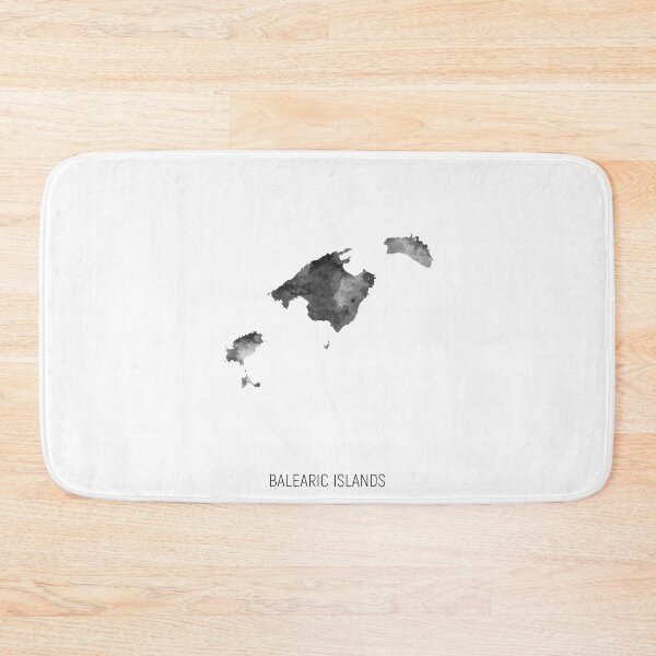 Item preview, Balearic Islands Watercolor Map designed and sold by ArtPrints.