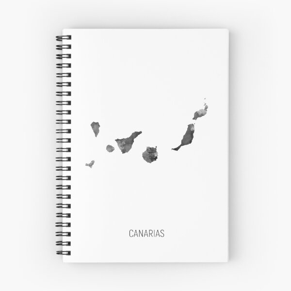 Item preview, Canarias Watercolor Map designed and sold by ArtPrints.