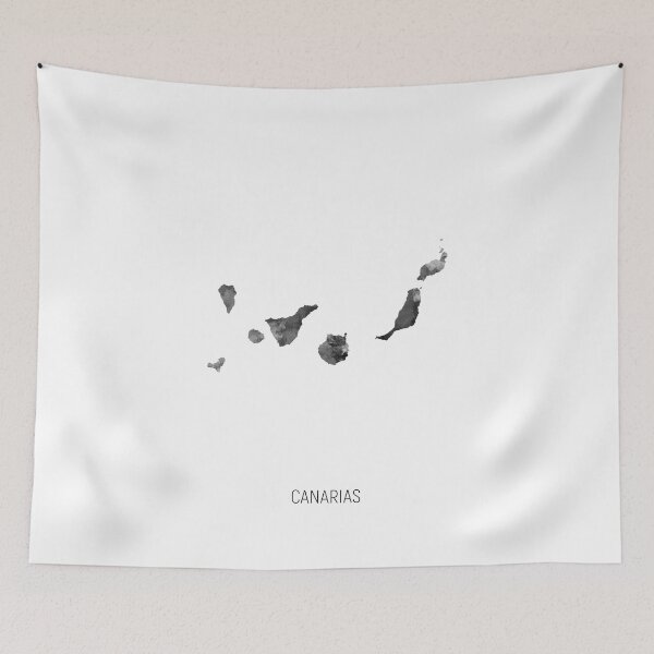 Item preview, Canarias Watercolor Map designed and sold by ArtPrints.