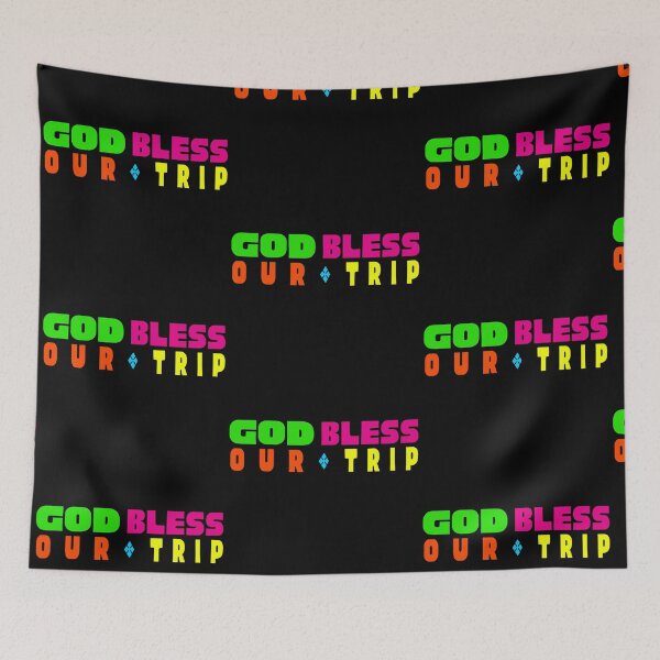 Item preview, GOD BLESS OUR TRIP JEEPNEY FILIPINO NEON designed and sold by aydapadi.