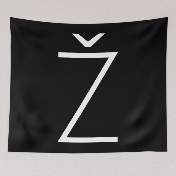 Item preview, Žižek_s Ž (white, thin Z) designed and sold by lziah-jayne.