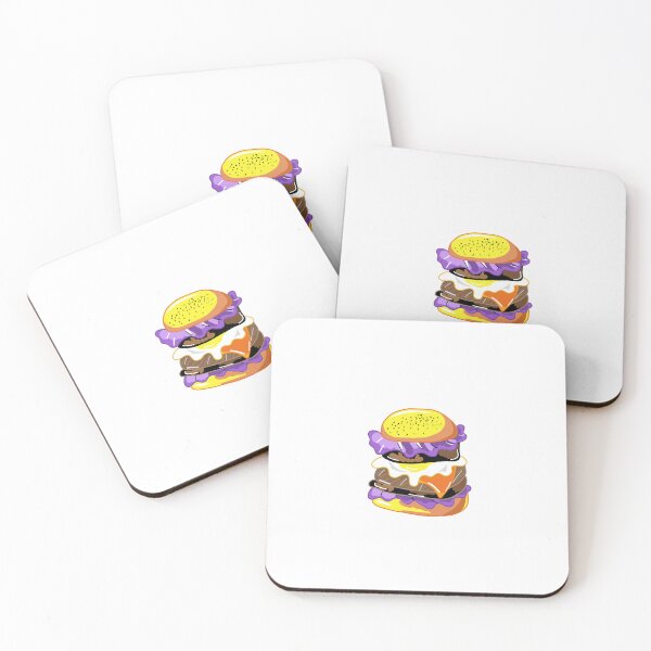 Item preview, Non Binary LGBTQ Pride Hamburger Food designed and sold by GM-666.