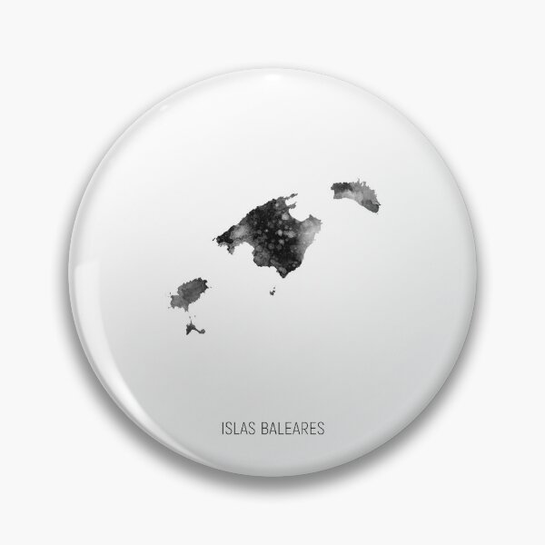 Item preview, Islas Baleares Watercolor Map designed and sold by ArtPrints.