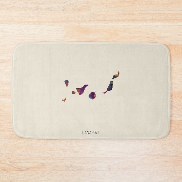 Item preview, Canarias Watercolor Map designed and sold by ArtPrints.