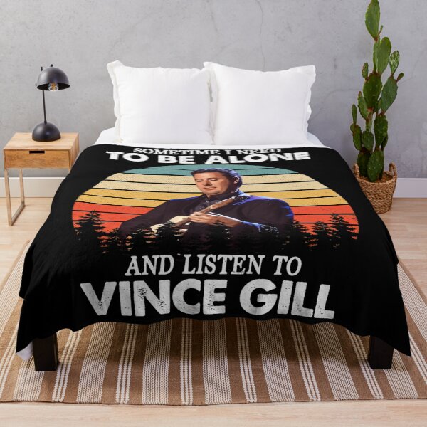 Item preview, Sometime I Need To Be Alone and Listen To Vince Gill Vintage designed and sold by ArchiePeaArt.