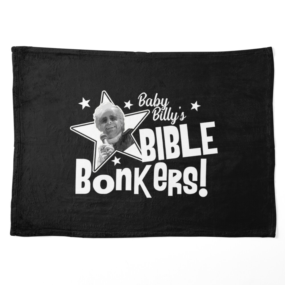 printful2 Righteous Gemstones Baby Billy's Bible Bonkers Adult Short Sleeve T-Shirt Ocean Blue / L