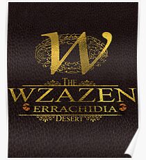 The Desert T-Shirts THE DESERT OF MOROCCO SAHARA MERZOUGA Poster