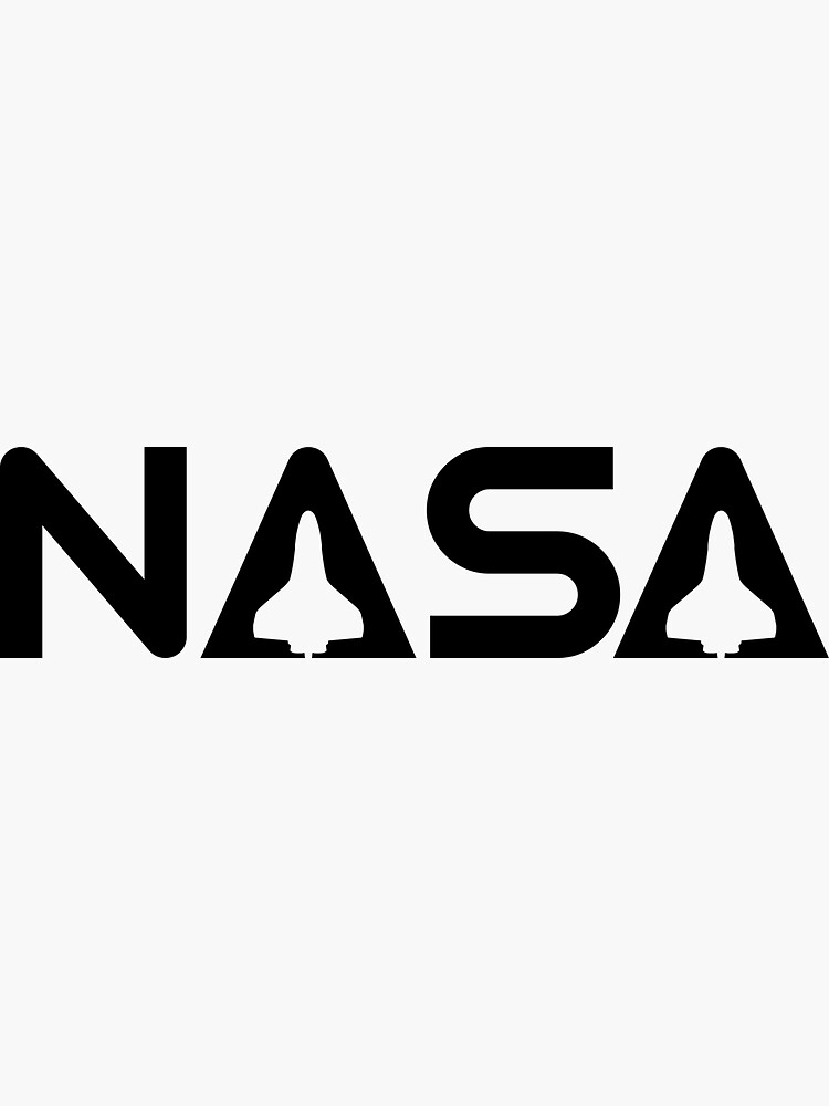 4x Nasa Space Logo Vinyl Sticker Gift Sticker, Suitcase Luggage