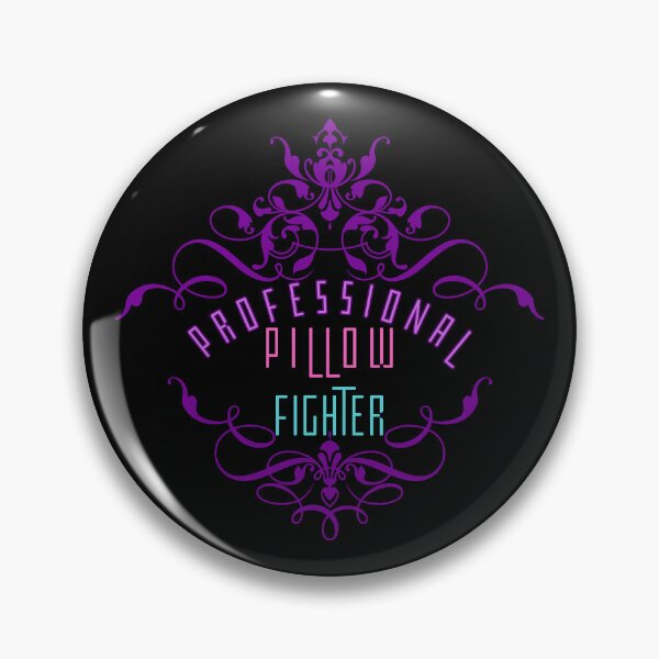 Item preview, Professional Pillow Fighter funny saying designed and sold by ArtAngiTresors.