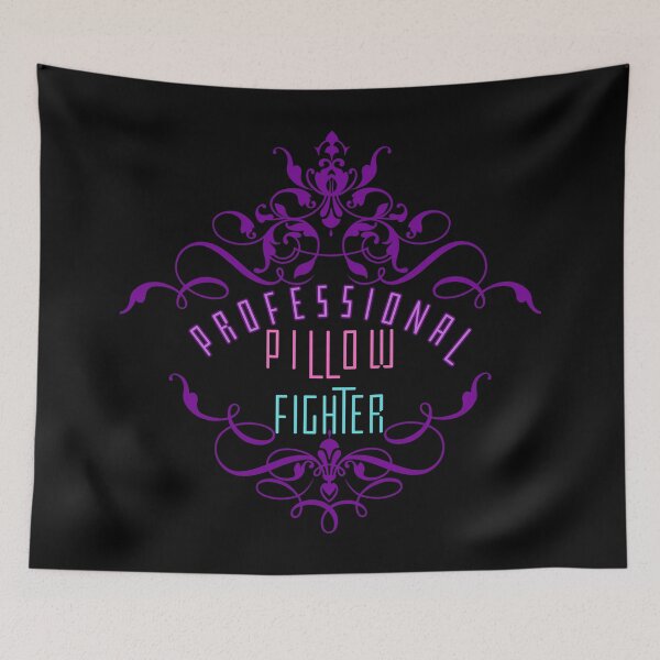 Item preview, Professional Pillow Fighter funny saying designed and sold by ArtAngiTresors.