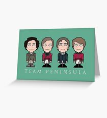 Team Peninsula Greeting Card