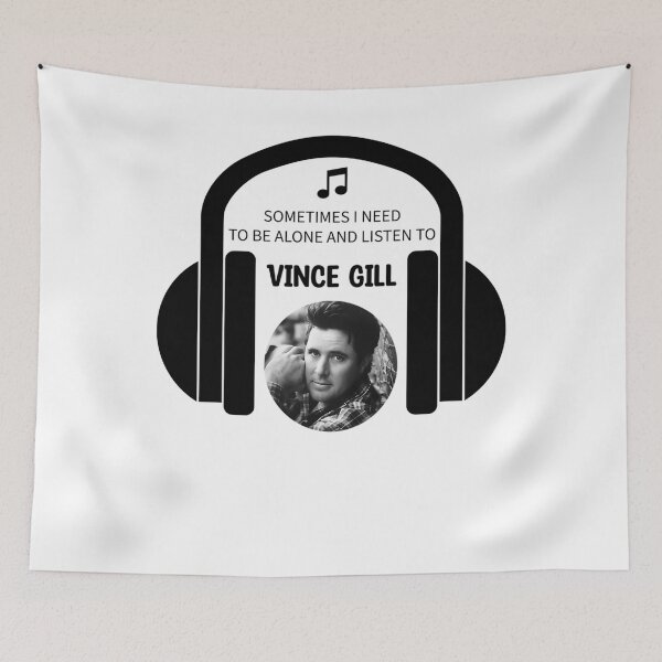 Item preview, sometimes i need to be alone and listen to vince gill designed and sold by ArchiePeaArt.