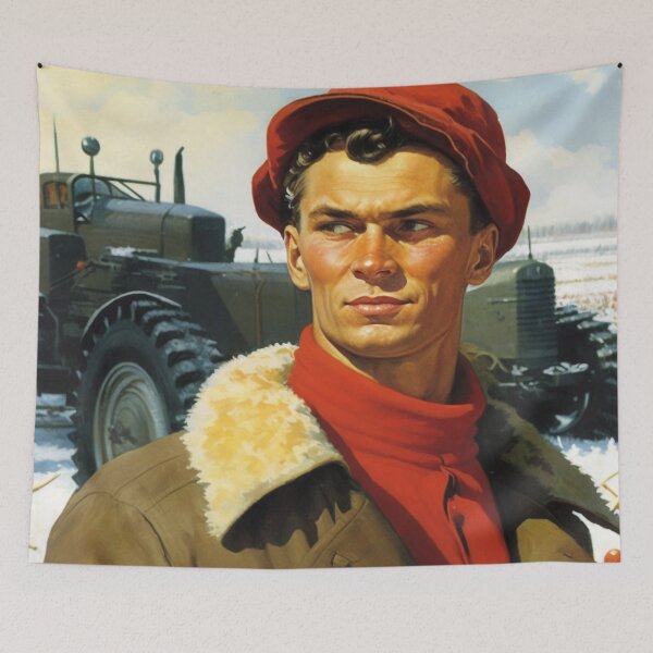 Item preview, Collective farmer of the USSR, agricultural revolution designed and sold by Procerto.