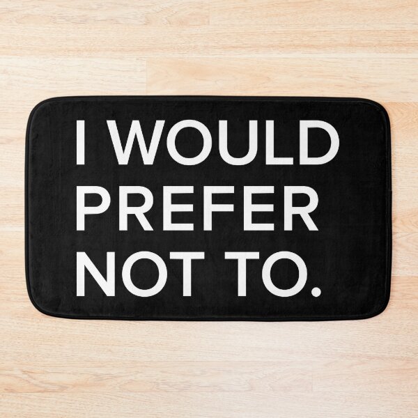 Item preview, I would prefer not to. (ZizekBartleby) designed and sold by elleanor-lair.
