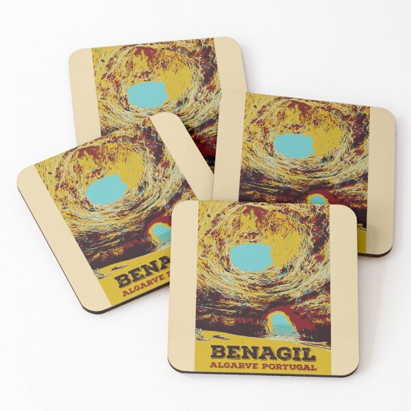 Item preview, Inside Benagil Sea Cave Illustration | Captivating Algarve Artwork designed and sold by Lemomo-artworks.