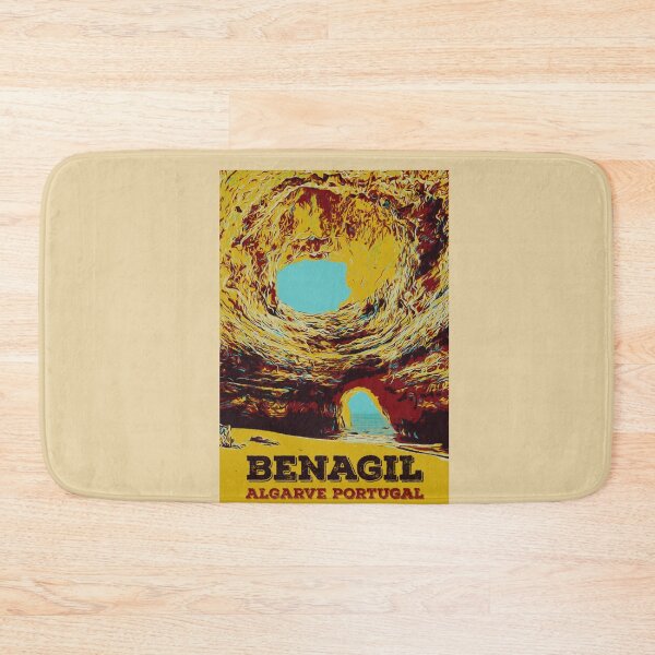 Item preview, Inside Benagil Sea Cave Illustration | Captivating Algarve Artwork designed and sold by Lemomo-artworks.