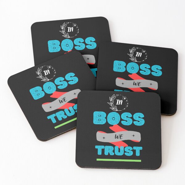 Item preview, "In Boss We Trust" - Bold Graphic Artwork Reflecting Unwavering Faith in Strong Leadership designed and sold by zax454.