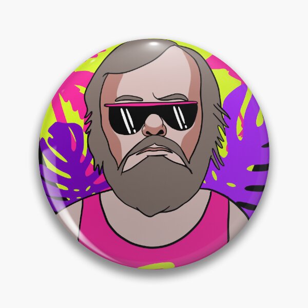 Item preview, Slavoj Zizek 80s Portrait designed and sold by elleanor-lair.