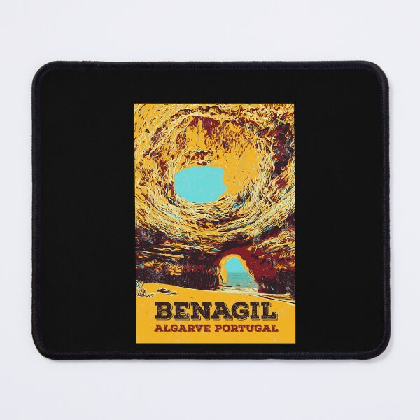 Item preview, Inside Benagil Sea Cave Illustration | Captivating Algarve Artwork designed and sold by Lemomo-artworks.