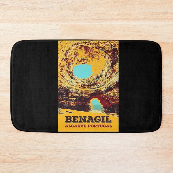 Item preview, Inside Benagil Sea Cave Illustration | Captivating Algarve Artwork designed and sold by Lemomo-artworks.
