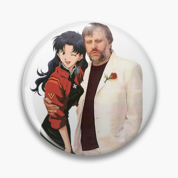 Item preview, Slavoj Zizek with waifu designed and sold by elleanor-lair.