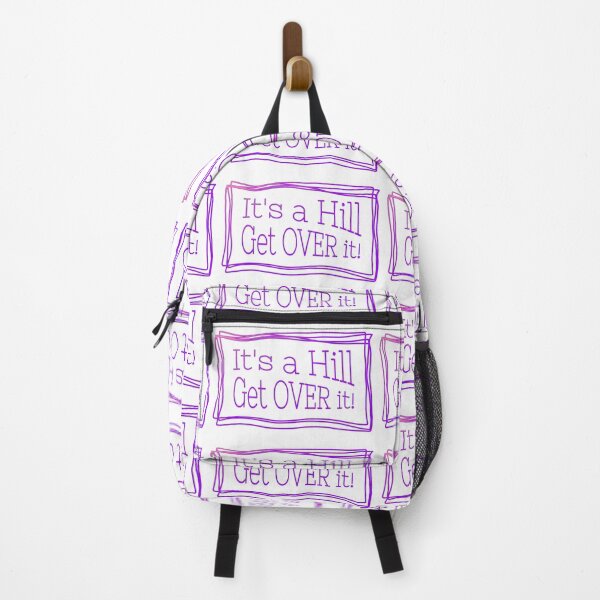 Item preview, It's a hill get over it pink - Funny quote for runners designed and sold by wejollydigitals.