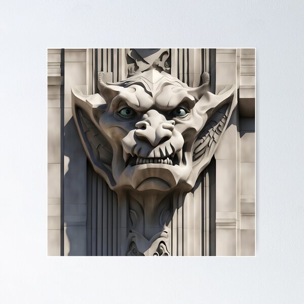 Item preview, Gargoyle on an Art Deco Building. designed and sold by Guerrillagram.