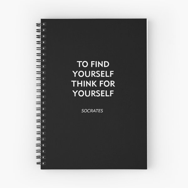 Item preview, Socrates Philosophy Quote - To Find Yourself - Think For Yourself designed and sold by T UNIQUE.
