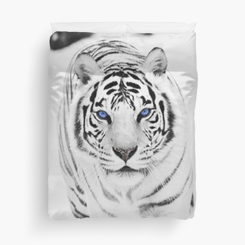 "White Tiger" Duvet Cover for Sale by Ange26 Redbubble
