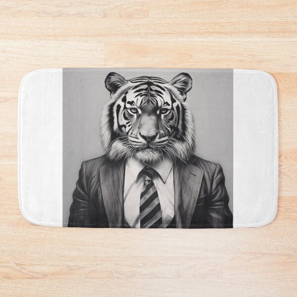 Item preview, Tiger Boss In Business Suit Art  designed and sold by redstar19.